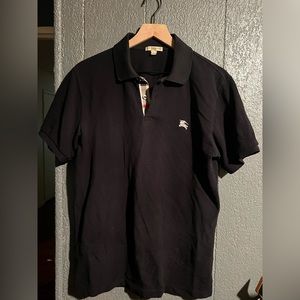 Men’s Burberry Check Polo